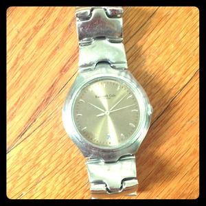 Kenneth Cole watch - silver with large face