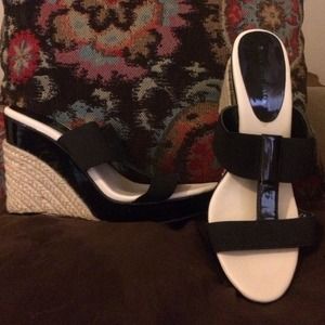 Woman's Size 8 1/2 platform wedge shoes