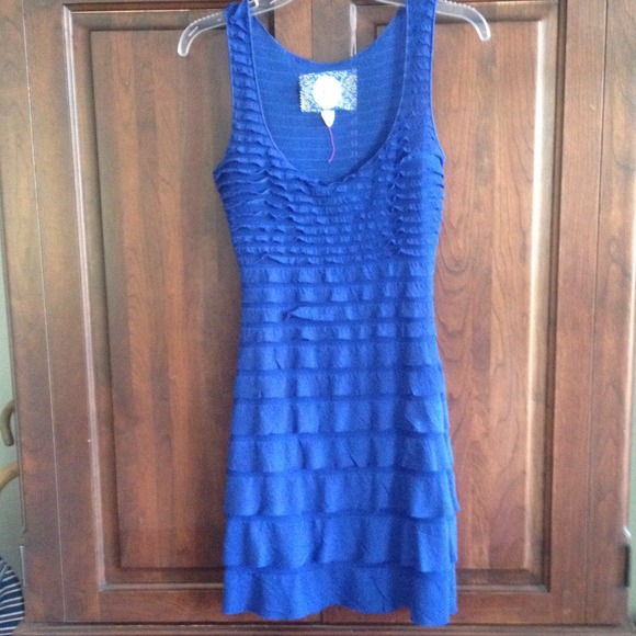NWOT Blue Dress (XS) by Chelsia & Violet