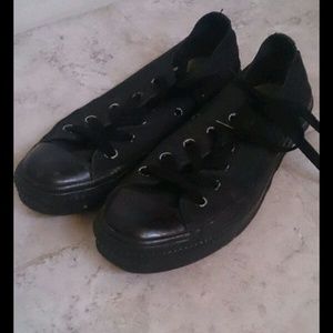 Black Low Top Converse