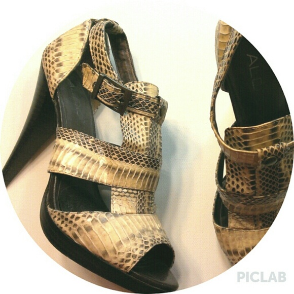 Aldo - Snakeskin heels size 8