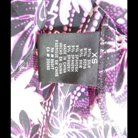 Bebe SILK asymmetrical tube top - Picture 4 of 4