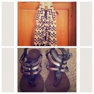 Dress and sandal bundle