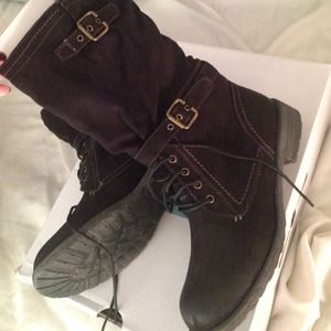 Call It Spring Black Slouch Boots