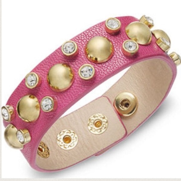 Juicy Couture Jewelry - 💯Authentic Juicy Couture Leather & Stone Cuff