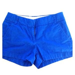 Royal Blue 3" chino shorts from J. Crew Factory.