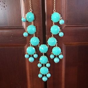 Teal Statement necklace