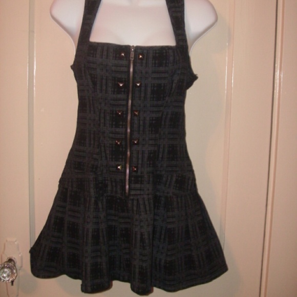 Lip sevice black and grey mini dress  xs