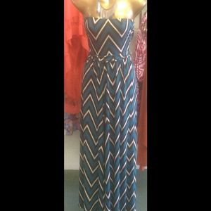 Chevron print jumpsuit $40 Size Large