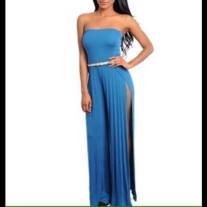 Teal jumpsuit $45