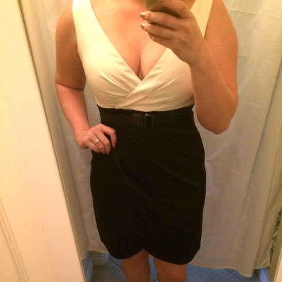 Trina Turk Black and White Dress