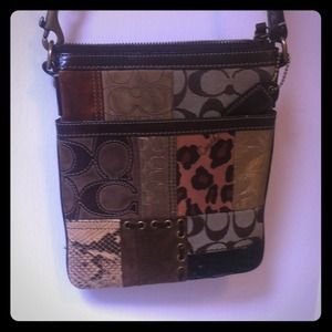 Coach patchwork swingpack
