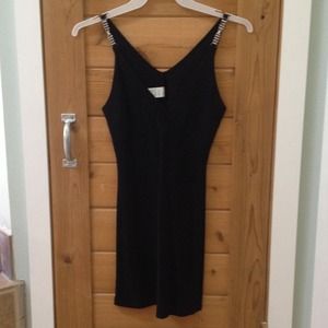 Simple but sexy black dress.