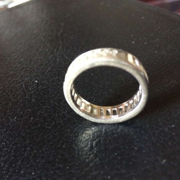❌SOLD❌ Silver .925 eternity ring/CZ stones