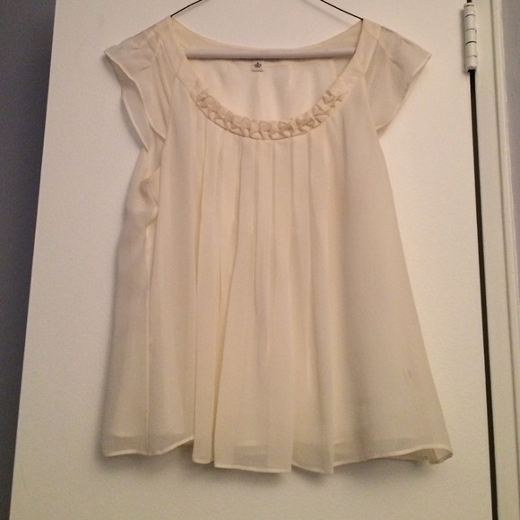 Cream colored blouse