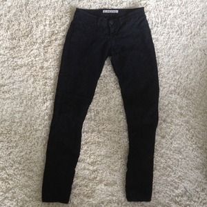 Size 24 Black J Brand leggings with back pockets!