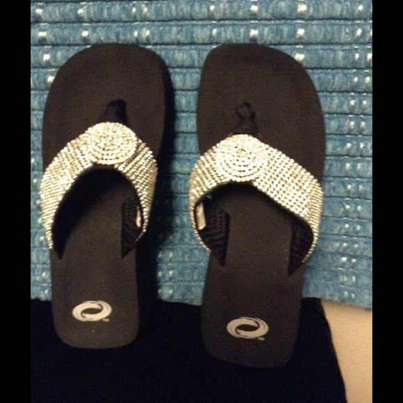 Rhinestone Flip Flops