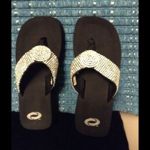 Rhinestone Flip Flops