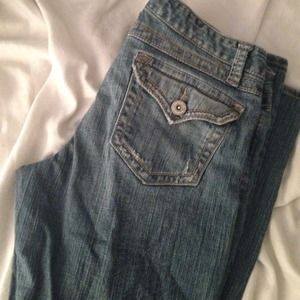 Aeropostale Stretch Boot Cut Distressed