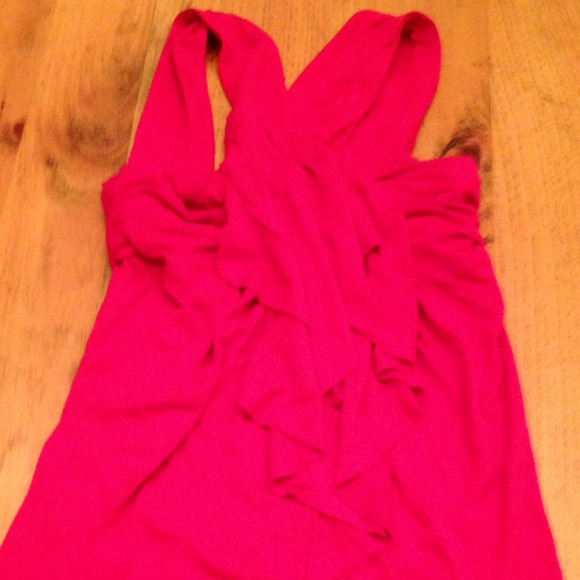 Express red sleeveless top