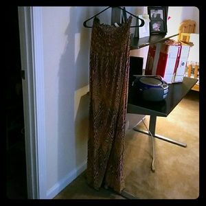 Strapless Espresso Summer Dress