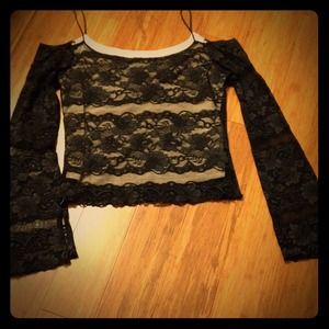 Black Lace Top