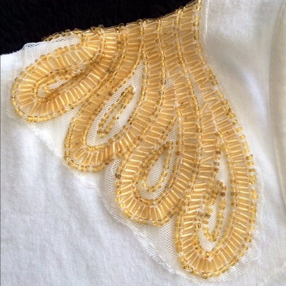 Embellished shoulders top - Picture 1 of 3