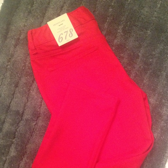 The Limited Red Skinny Jeans!  Brand new
