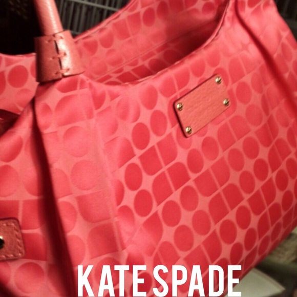 Sold‼️Kate Spade Berkshire Pink Jacquard Bag