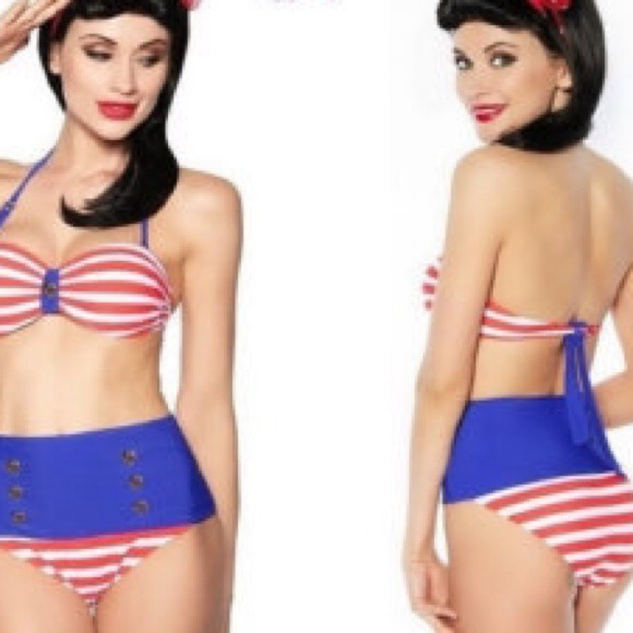 Sailor Stripes Retro Bikini