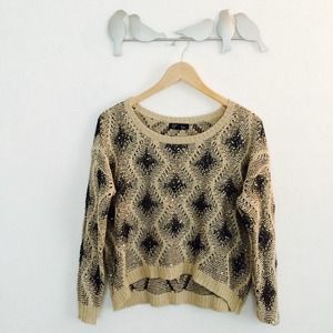 Knit cropped sweater