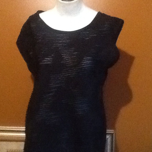 Black see-thru top