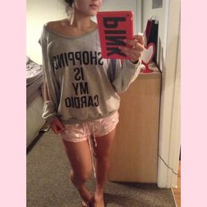 Shopping is my cardio pullover