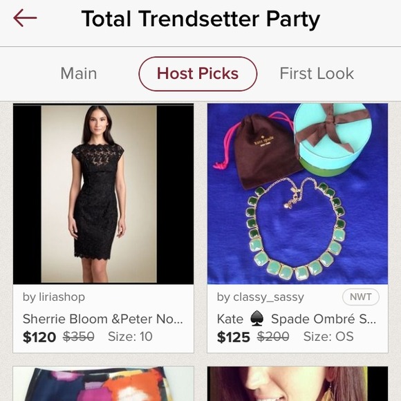 ❌SOLD❌ Kate ♠️ Spade Ombré Statement Necklace - Picture 4 of 4