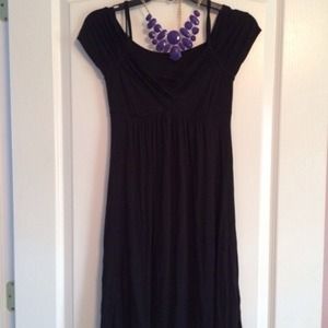 Off shoulder black dress