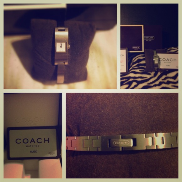Coach Swiss Made Stainless Steel Womens Watch