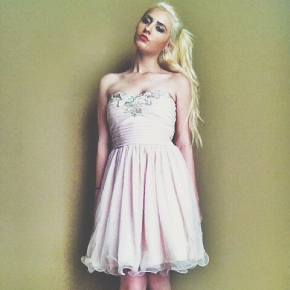 Short Homecoming/prom dress.
