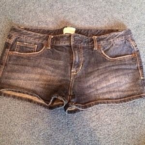 Dark jean shorts