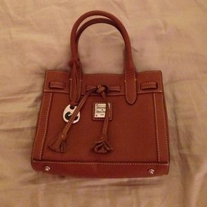 Authentic Downey & Bourke mini tassel bag