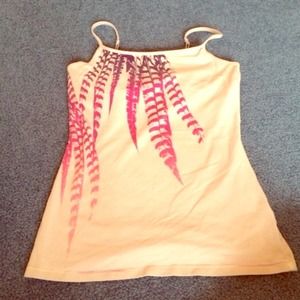 Pink and purple palm tank