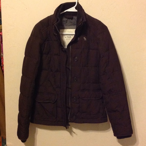 Abercrombie and Fitch brown ski jacket