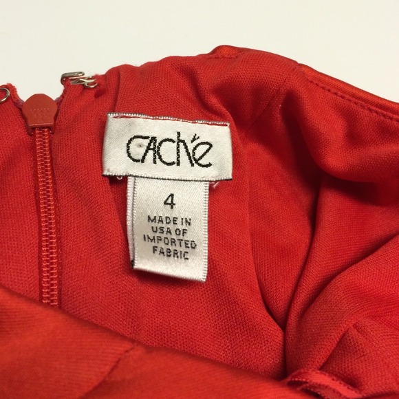 Cache red cocktail dress - Picture 4 of 4