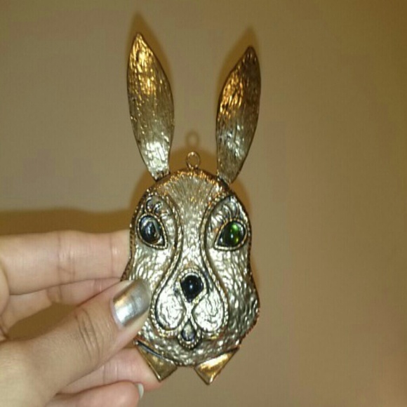 Large bunny pendant