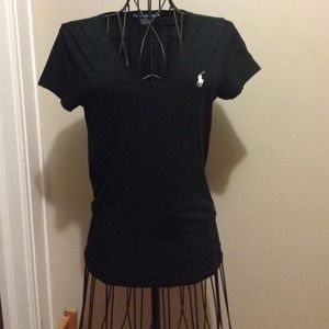Black Polo Vneck