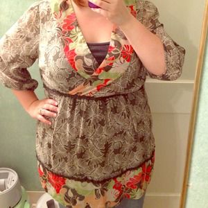 *Stunning* Lane Bryant boho top!
