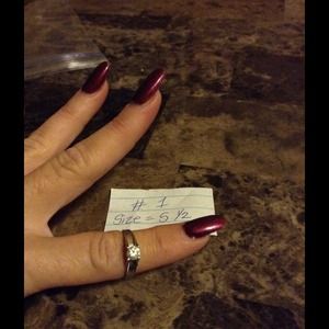 # 1 CZ Stainless Steele Ring