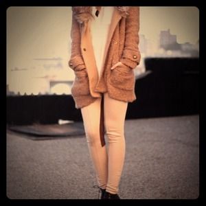NUDE AMERICAN APPAREL LEGGINGS