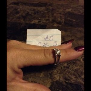 # 5 CZ Stainless Steele Ring