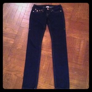 True religion dark skinny jeans!