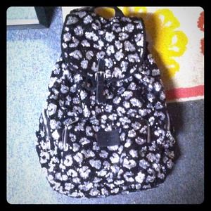 Black and silver PINK backpack/perfect condition